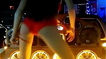 Sexy Thai Girl Red Panties Dance